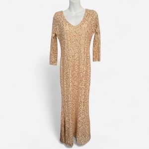 marina sequin lace dress size 20 Plus Size Sequin Mermaid Formal Prom Long Dress by LaDivine CD0214C